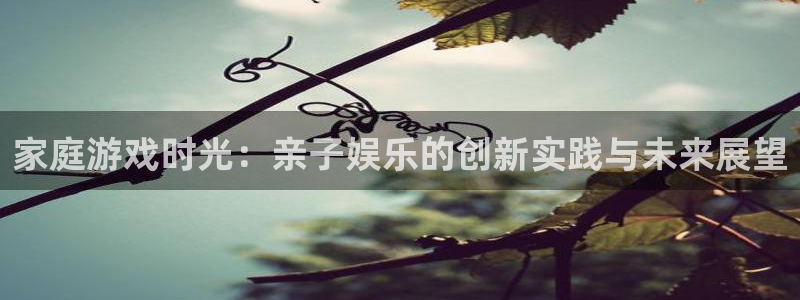 jdb电子体育f开号：家庭游戏时光：亲子娱乐的创新实践与未来展望