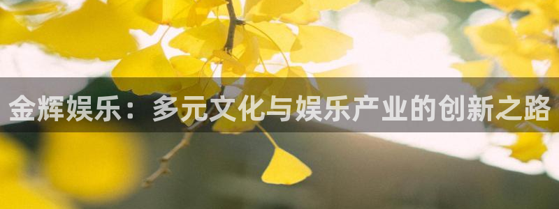 jdb电子体育凯捷登陆：金辉娱乐：多元文化与娱乐产业的创新之路