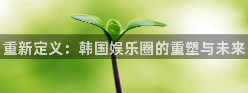 jdb电子凯捷平台：重新定义：韩国娱乐圈的重塑与未来